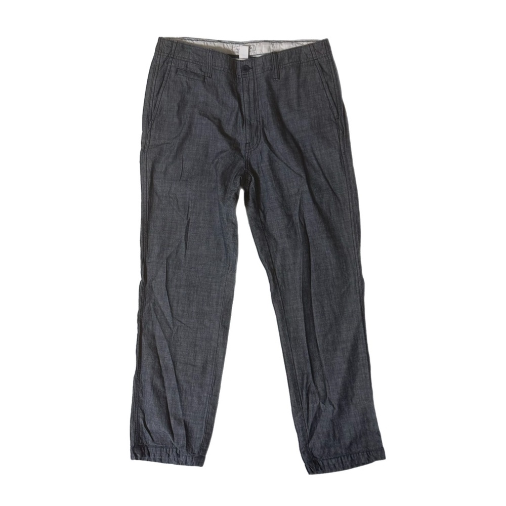 Nautica Mens Cotton Blue Pant Size 32Wx30L Coastal Beach Nantucket Style